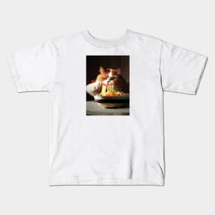 Cat Ramen Kids T-Shirt